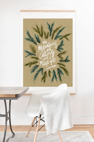 Cat Coquillette Mountains Calling Art Print And Hanger