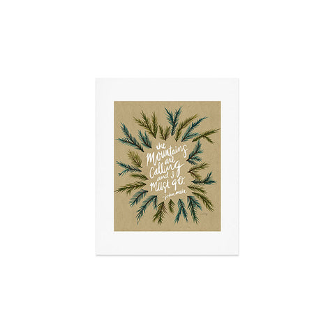 Cat Coquillette Mountains Calling Art Print
