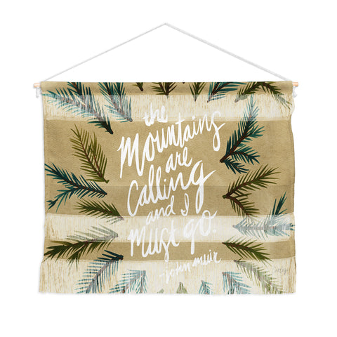 Cat Coquillette Mountains Calling Wall Hanging Landscape