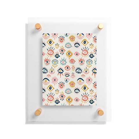 Cat Coquillette Mystic Eyes Primary Palette Floating Acrylic Print