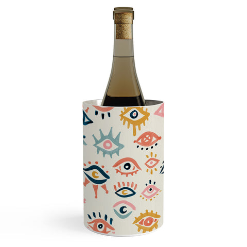 Cat Coquillette Mystic Eyes Primary Palette Wine Chiller