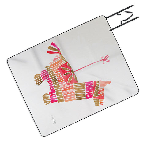 Cat Coquillette Pinata Pink and Rose Gold Picnic Blanket