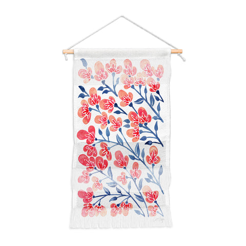 Cat Coquillette Pink Cherry Blossoms Wall Hanging Portrait