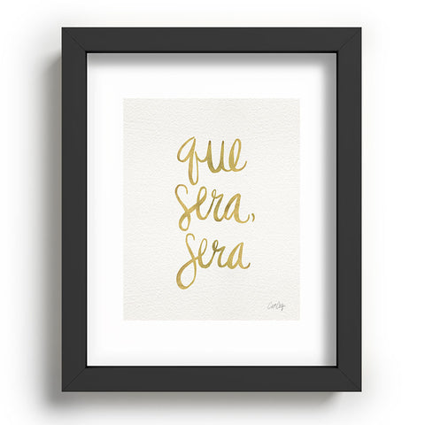 Cat Coquillette Que Sera Sera Gold Recessed Framing Rectangle