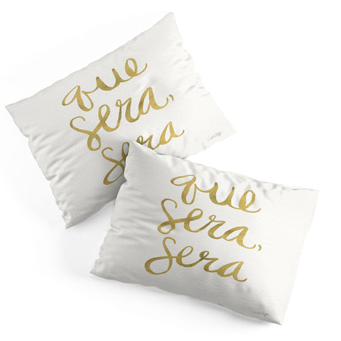 Cat Coquillette Que Sera Sera Gold Pillow Shams