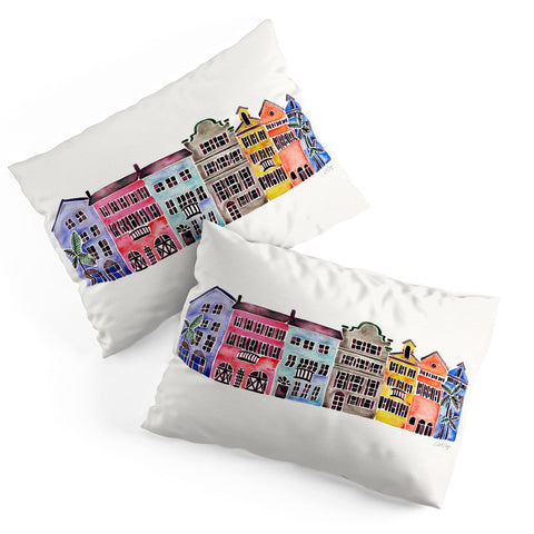 Cat Coquillette Rainbow Row Charleston Pillow Shams