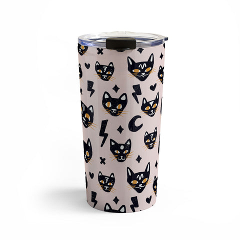 Cat Coquillette Spooky Kitties Blush Travel Mug