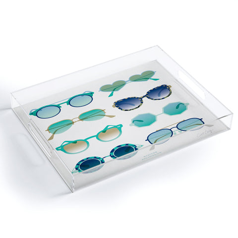 Cat Coquillette Sunglasses Collection Blue Acrylic Tray