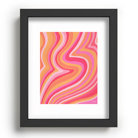 Cat Coquillette Sunshine Melt Pink Peach Recessed Framing Rectangle