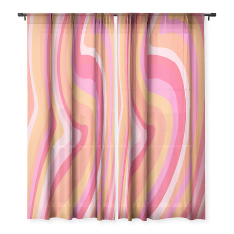 Cat Coquillette Sunshine Melt Pink Peach Sheer Non Repeat