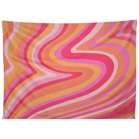 Cat Coquillette Sunshine Melt Pink Peach Tapestry