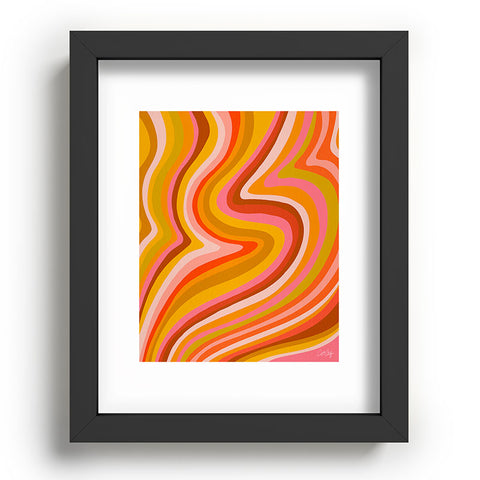 Cat Coquillette Sunshine Melt Retro Ochre Recessed Framing Rectangle