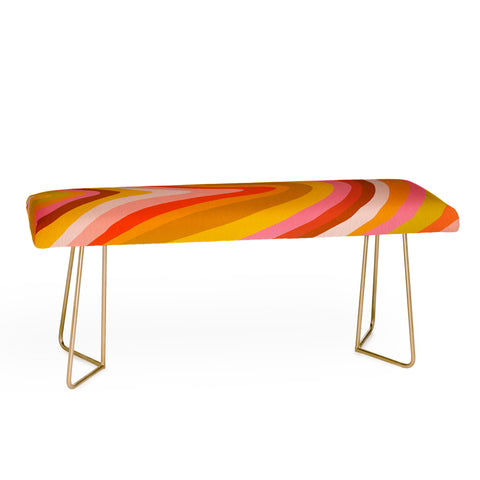 Cat Coquillette Sunshine Melt Retro Ochre Bench