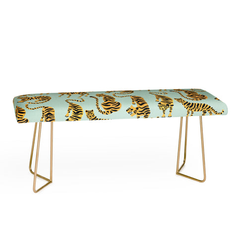 Cat Coquillette Tiger Collection Mint Orange Bench