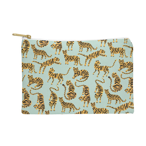 Cat Coquillette Tiger Collection Mint Orange Pouch