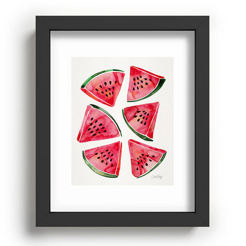 Cat Coquillette Watermelon Slices Recessed Framing Rectangle