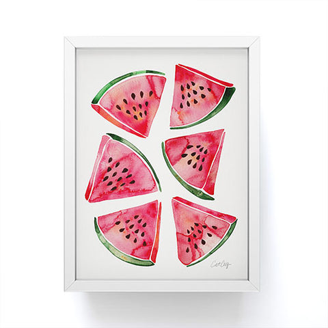 Cat Coquillette Watermelon Slices Framed Mini Art Print