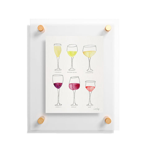 Cat Coquillette Wine Collection Floating Acrylic Print