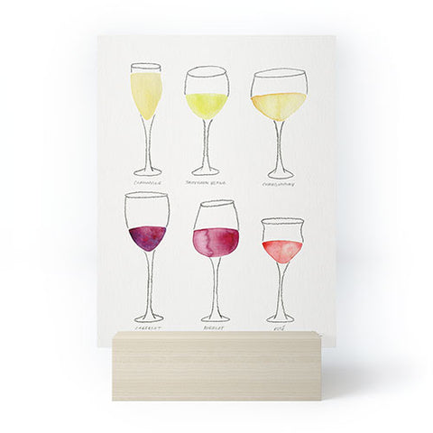 Cat Coquillette Wine Collection Mini Art Print