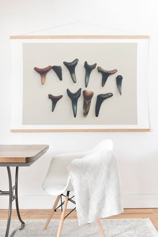 Catherine McDonald Amelia Island Shark Teeth Art Print And Hanger