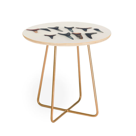 Catherine McDonald Amelia Island Shark Teeth Round Side Table