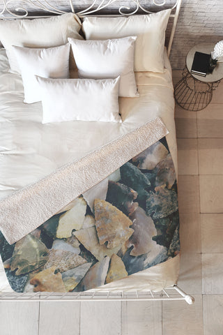 Catherine McDonald AMERICAN RELICS Fleece Throw Blanket