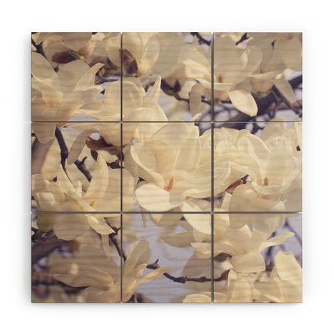 Catherine McDonald Asian Magnolias Wood Wall Mural