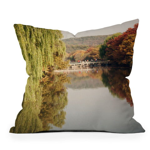 Catherine McDonald Autumn In Asia 1 Throw Pillow