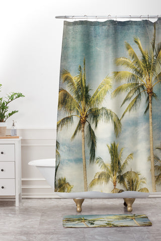 Catherine McDonald Boho Island Shower Curtain And Mat