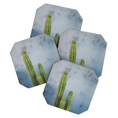 Catherine McDonald Cactus Family Portrait Coaster Set