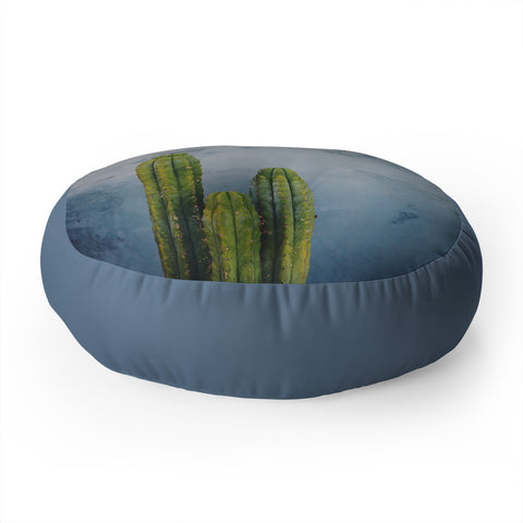 Catherine McDonald Cactus Family Portrait Floor Pillow Round