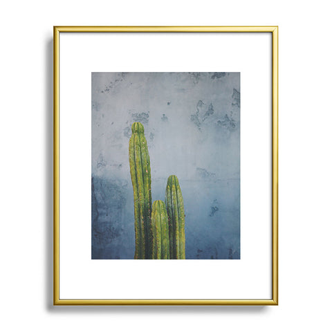 Catherine McDonald Cactus Family Portrait Metal Framed Art Print