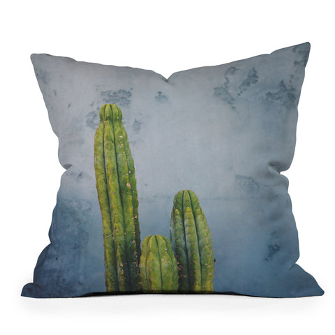 Catherine McDonald Cactus Family Portrait Throw Pillow