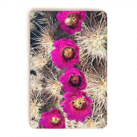 Catherine McDonald Cactus Flowers Cutting Board Rectangle