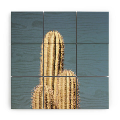 Catherine McDonald Cactus Trio Wood Wall Mural
