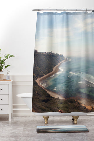 Catherine McDonald California Coast Shower Curtain And Mat