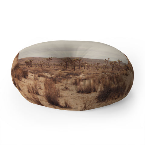 Catherine McDonald California Joshua Trees Floor Pillow Round