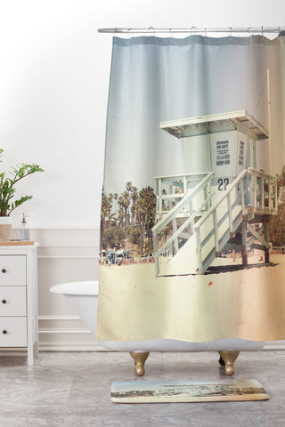 Catherine McDonald California Love Shower Curtain And Mat