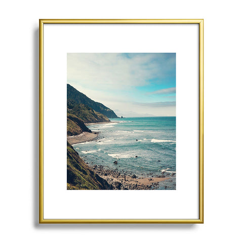 Catherine McDonald California Pacific Coast Highway Metal Framed Art Print