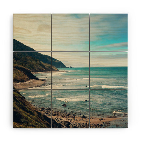 Catherine McDonald California Pacific Coast Highway Wood Wall Mural