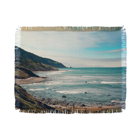 Catherine McDonald California Pacific Coast Highway Throw Blanket