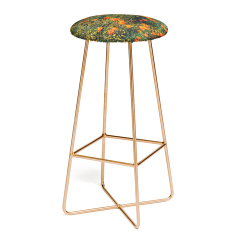 Catherine McDonald California Poppies Bar Stool