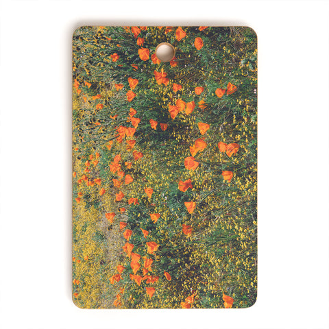Catherine McDonald California Poppies Cutting Board Rectangle