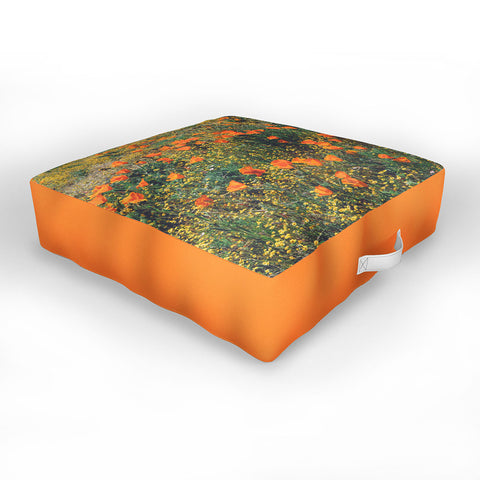 Catherine McDonald California Poppies Outdoor Floor Cushion