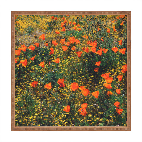 Catherine McDonald California Poppies Square Tray