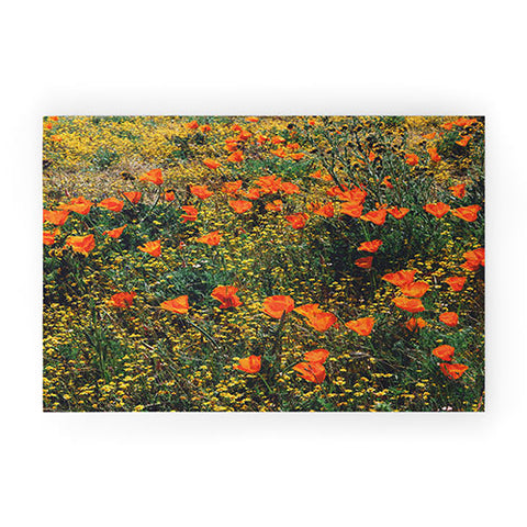 Catherine McDonald California Poppies Welcome Mat