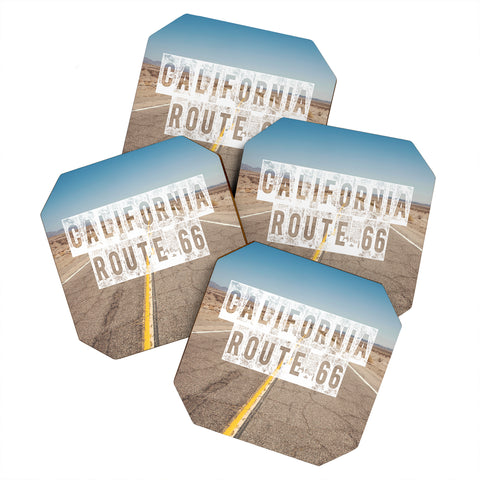 Catherine McDonald California Route 66 Coaster Set
