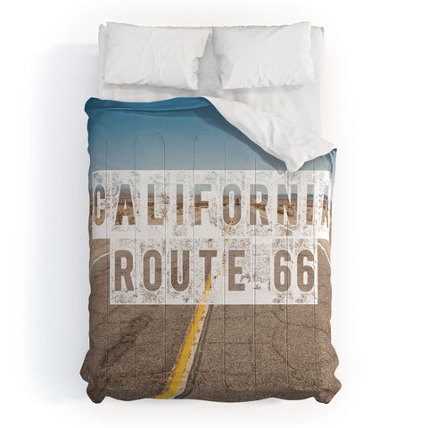 Catherine McDonald California Route 66 Comforter