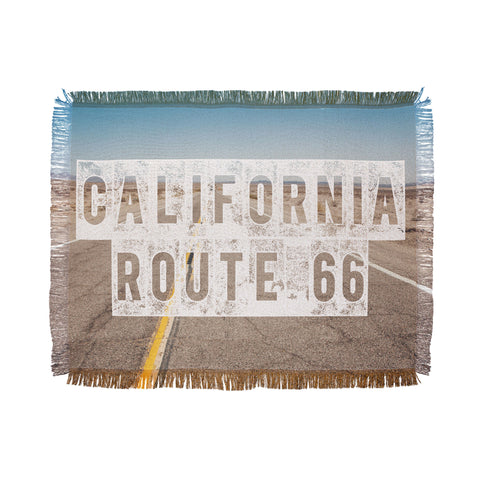 Catherine McDonald California Route 66 Throw Blanket