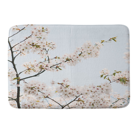 Catherine McDonald Cherry Blossoms In Seoul Memory Foam Bath Mat